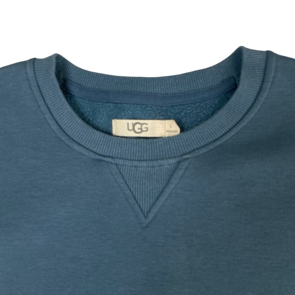 UGG Men’s Lightweight Harland Crewneck Pullover Fleece Sweatshirt Large - Picture 6 of 13